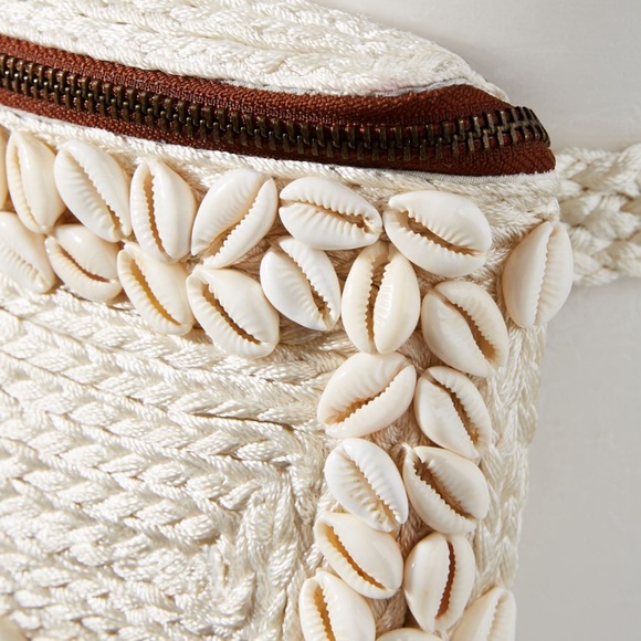 HTF Anthropologie Seashells Embellished Jules Convertible Bag - Picture 3 of 8